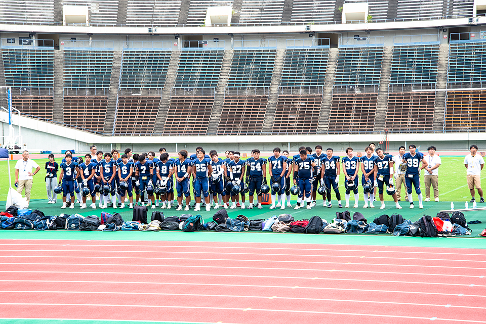 試合後あいさつ